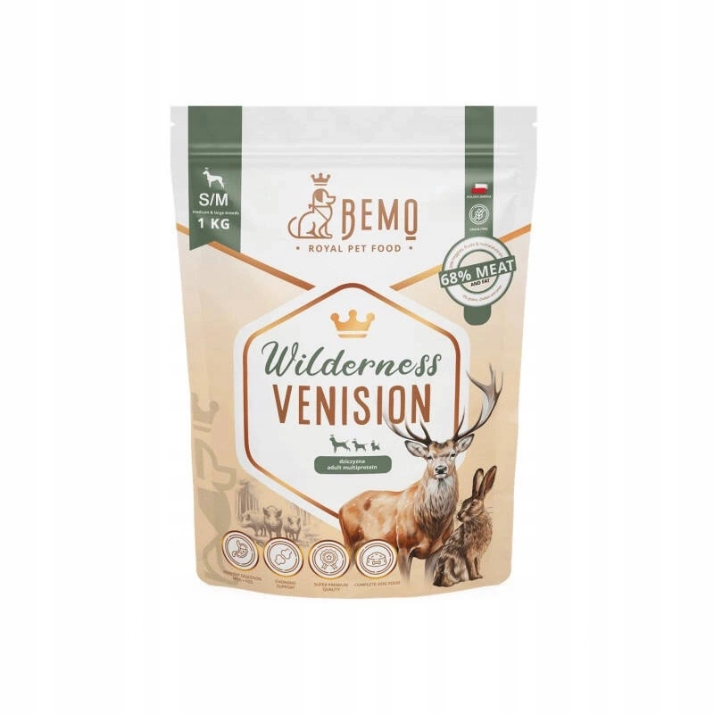 Bemo Wilderness dziczyzna adult małe i średnie rasy 1 kg