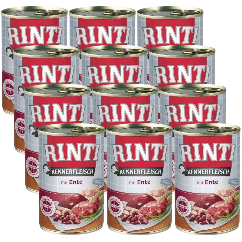 Rinti Kennerfleisch kaczka adult 400 g × 12