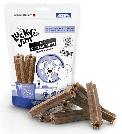 Lucky Jim DentalDailies średnie rasy 36 g × 7