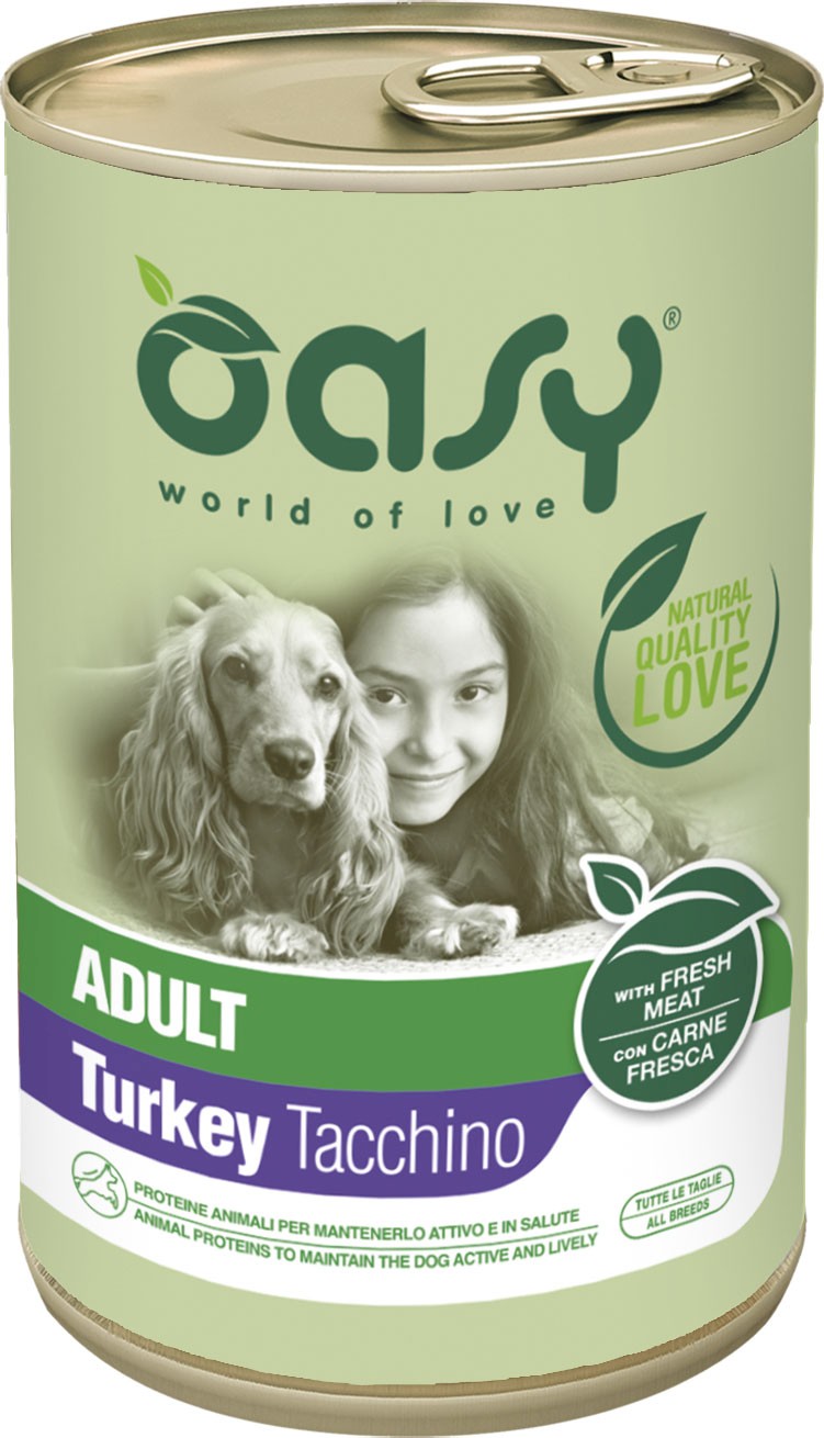 Oasy Lifestage indyk adult 400 g