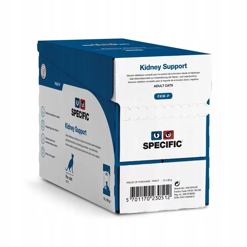 Specific Kidney Support w sosie adult 85 g × 12