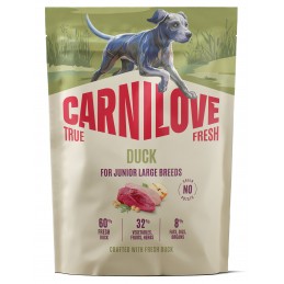 Carnilove True Fresh kaczka junior duże rasy 1,5 kg