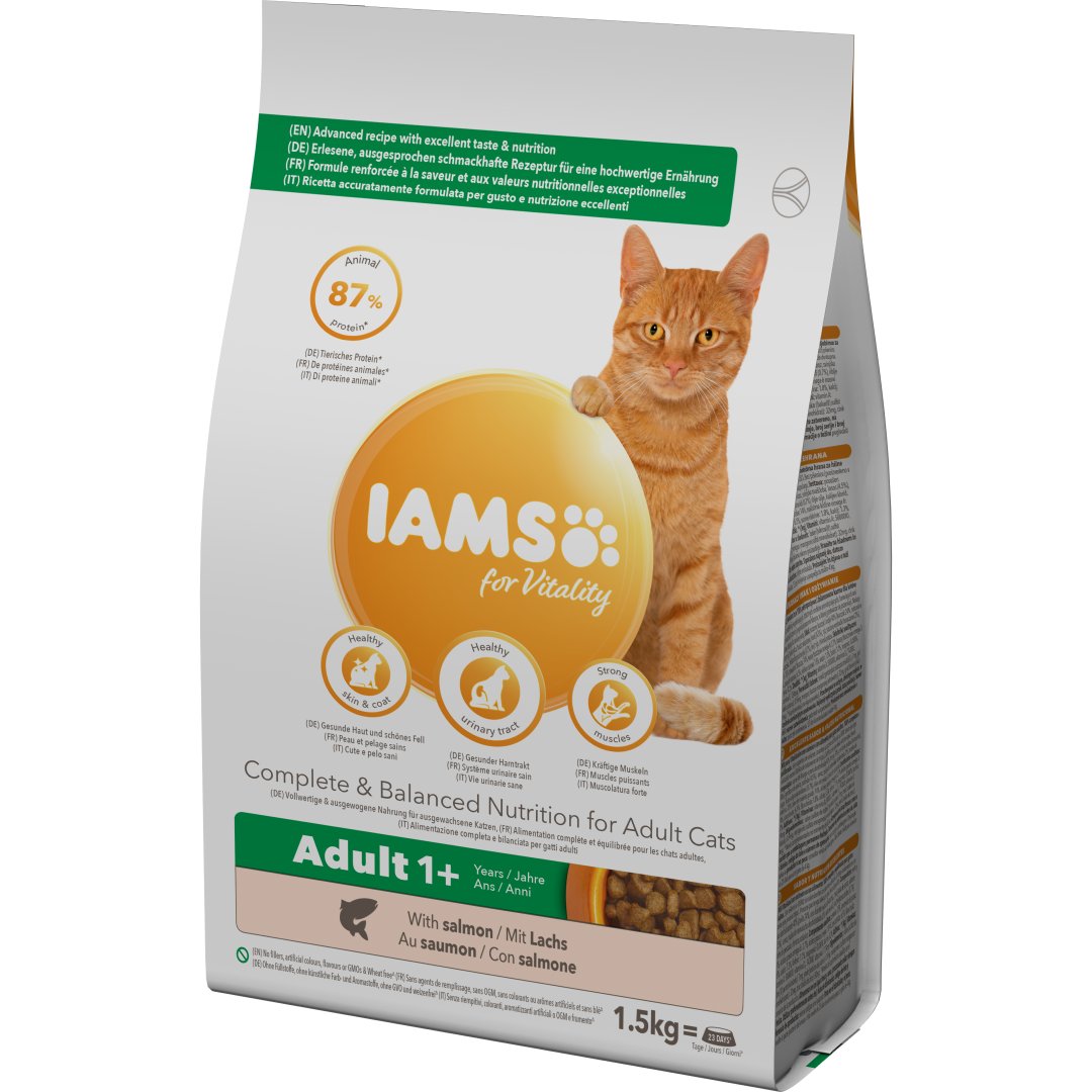 IAMS For Vitality łosoś adult 1,5 kg