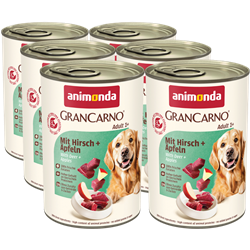Animonda GranCarno jeleń, wieprzowina z jabłkiem adult 400 g × 6