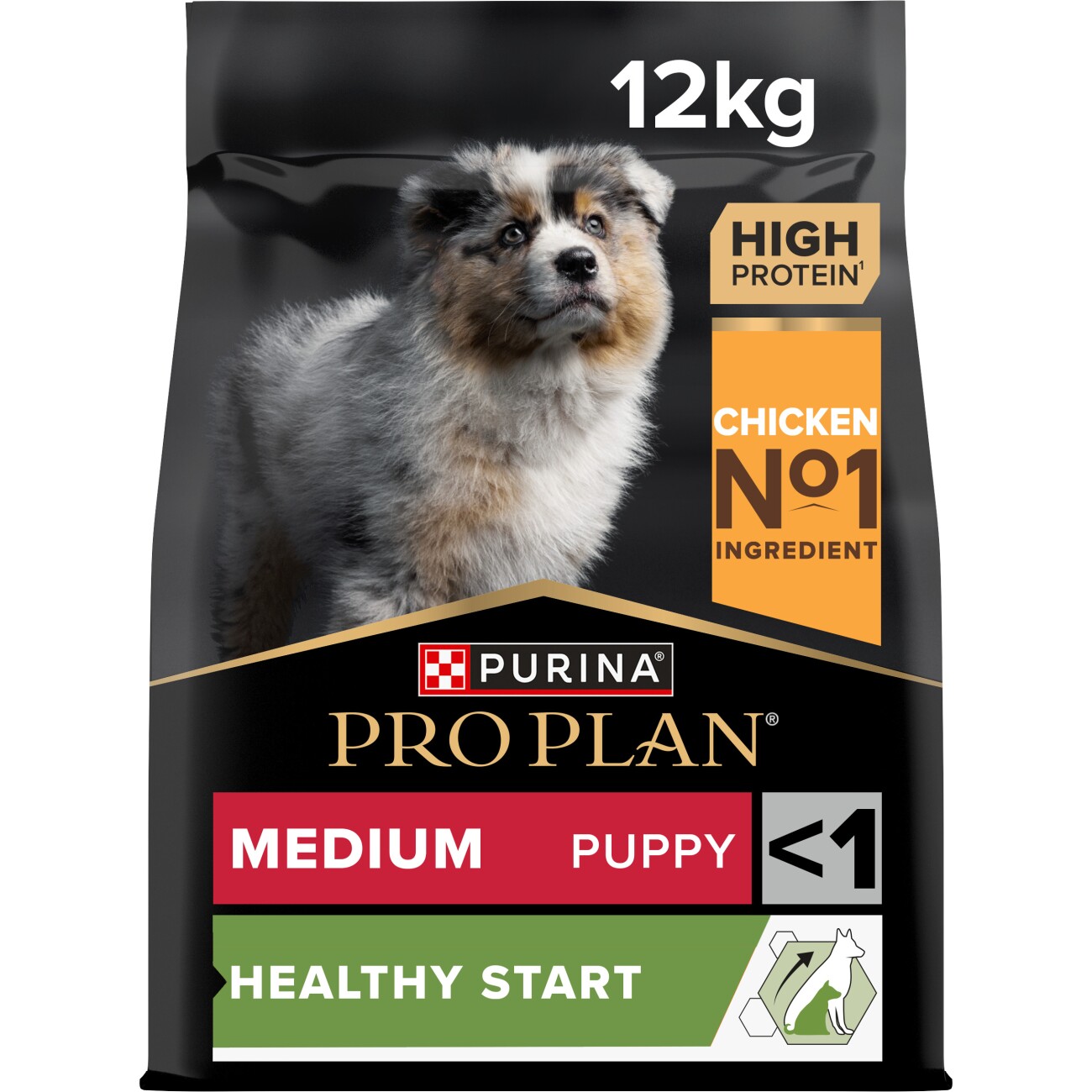 Purina Pro Plan kurczak puppy średnie rasy 12 kg × 2