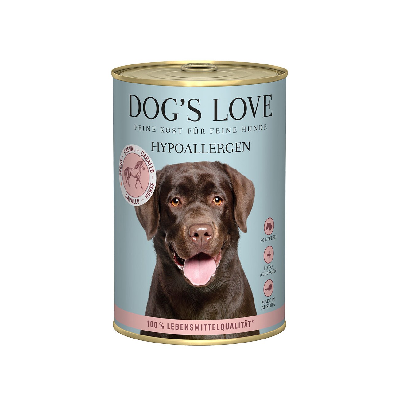 Dog's Love Hypoallergen konina 400 g × 6