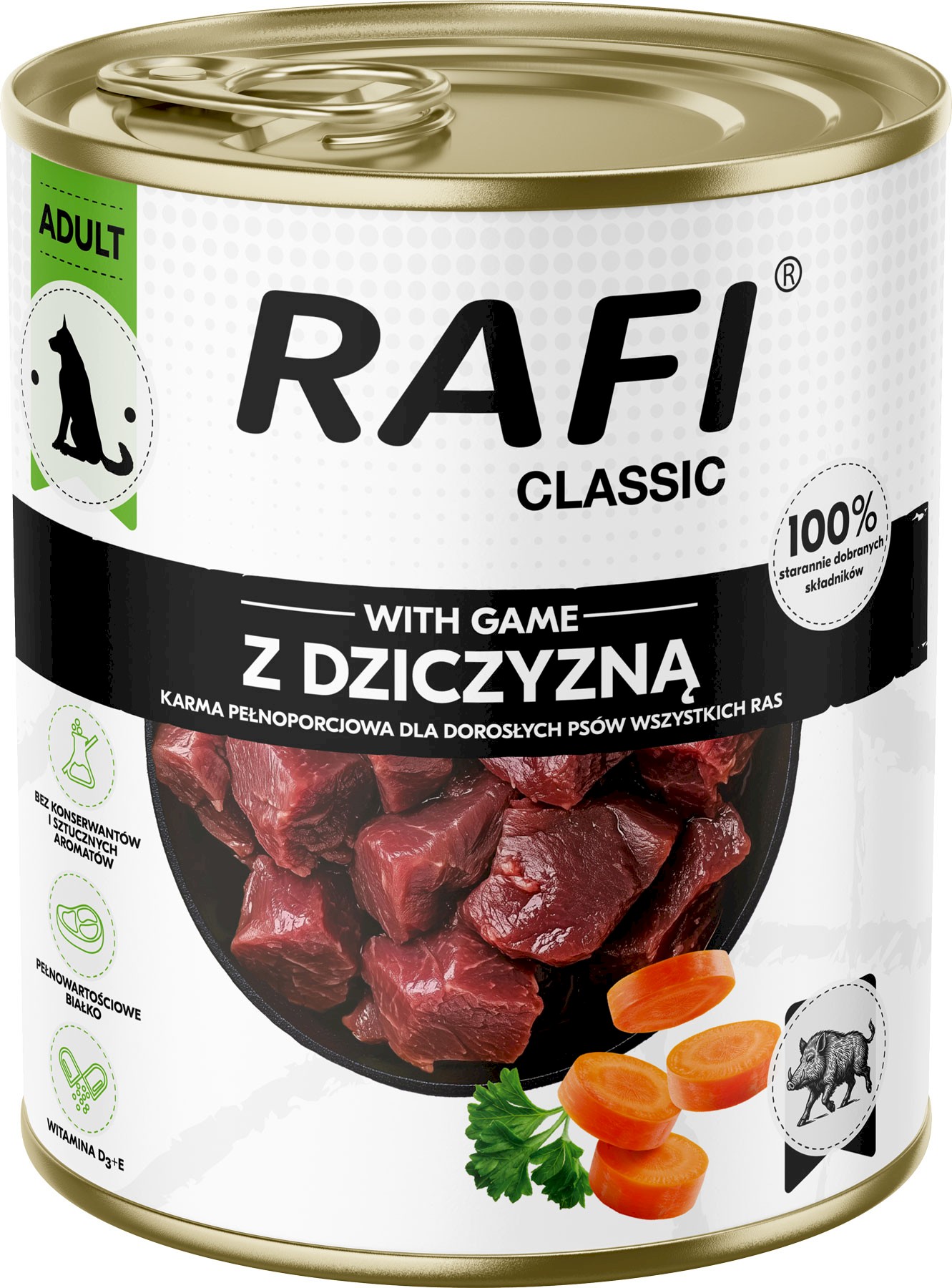 Rafi Classic dziczyzna adult 800 g