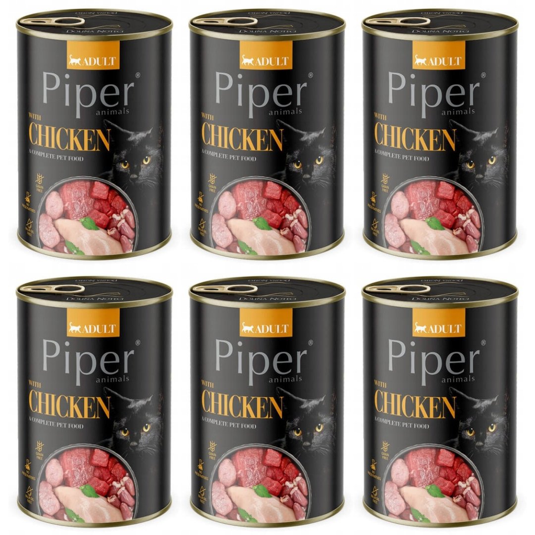 Dolina Noteci Piper Animals Sterilised kurczak adult 400 g × 6