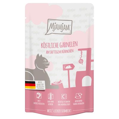 MjAMjAM Quetschie krewetki, kurczak adult 125 g × 12