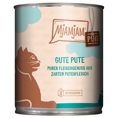MjAMjAM Purer Fleischgenuss indyk 800 g × 6