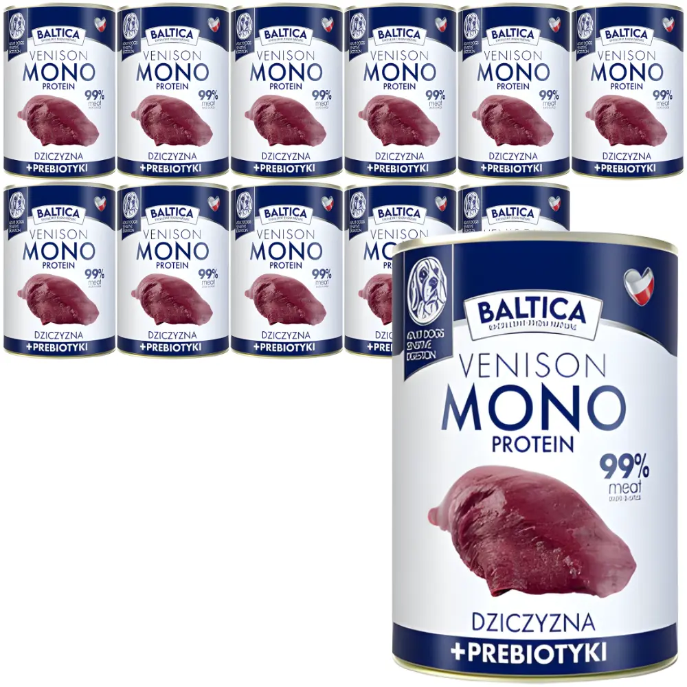 Baltica Nutraceutic dziczyzna adult 400 g × 12