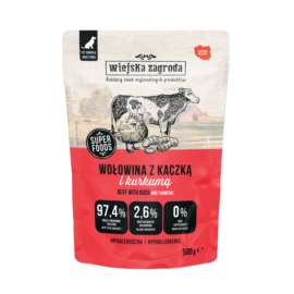 Wiejska Zagroda kaczka, wołowina adult 500 g