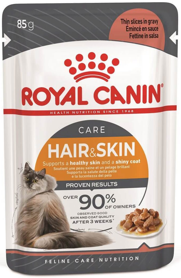 Royal Canin Hair & Skin w sosie adult 85 g