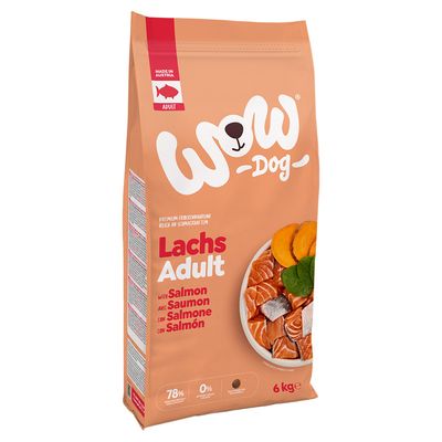 WOW DOG łosoś adult 6 kg
