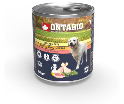 Ontario Pate kurczak adult 800 g