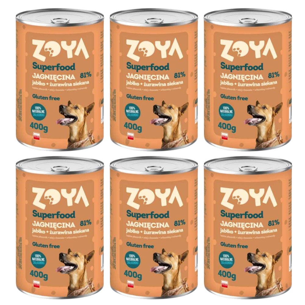 Zoya Superfood jagnięcina 400 g × 6