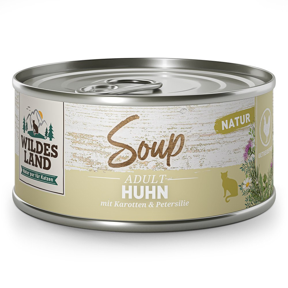 Wildes Land Soup kurczak z marchewką i pietruszką w bulionie adult 80 g