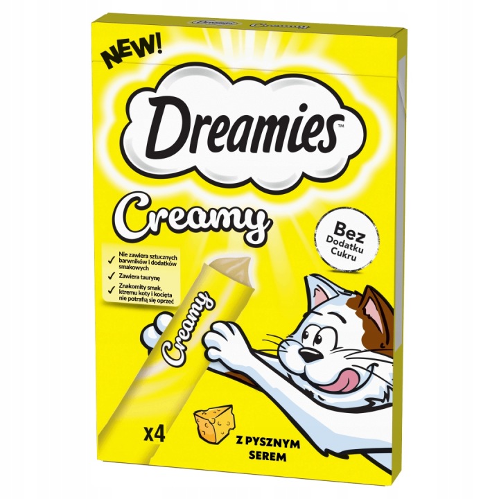 Dreamies Creamy ser 10 g × 4
