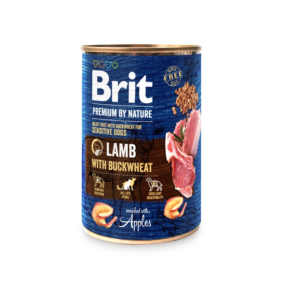 Brit Premium by Nature jagnięcina z gryką 400 g