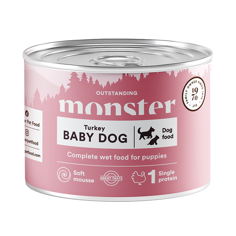 Monster Dog Baby Mousse indyk puppy 190 g