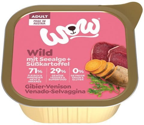 WOW Wild dziczyzna adult 150 g