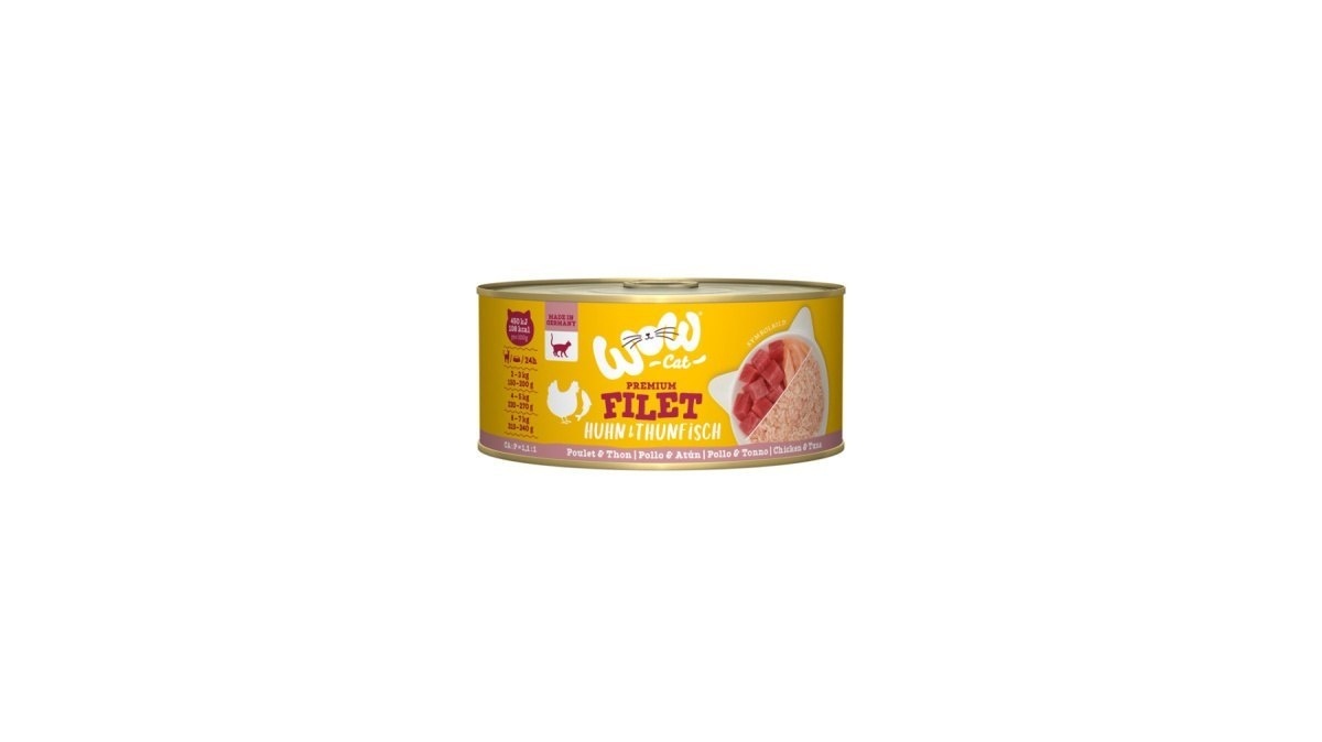 WOW Cat kurczak, tuńczyk w sosie 70 g