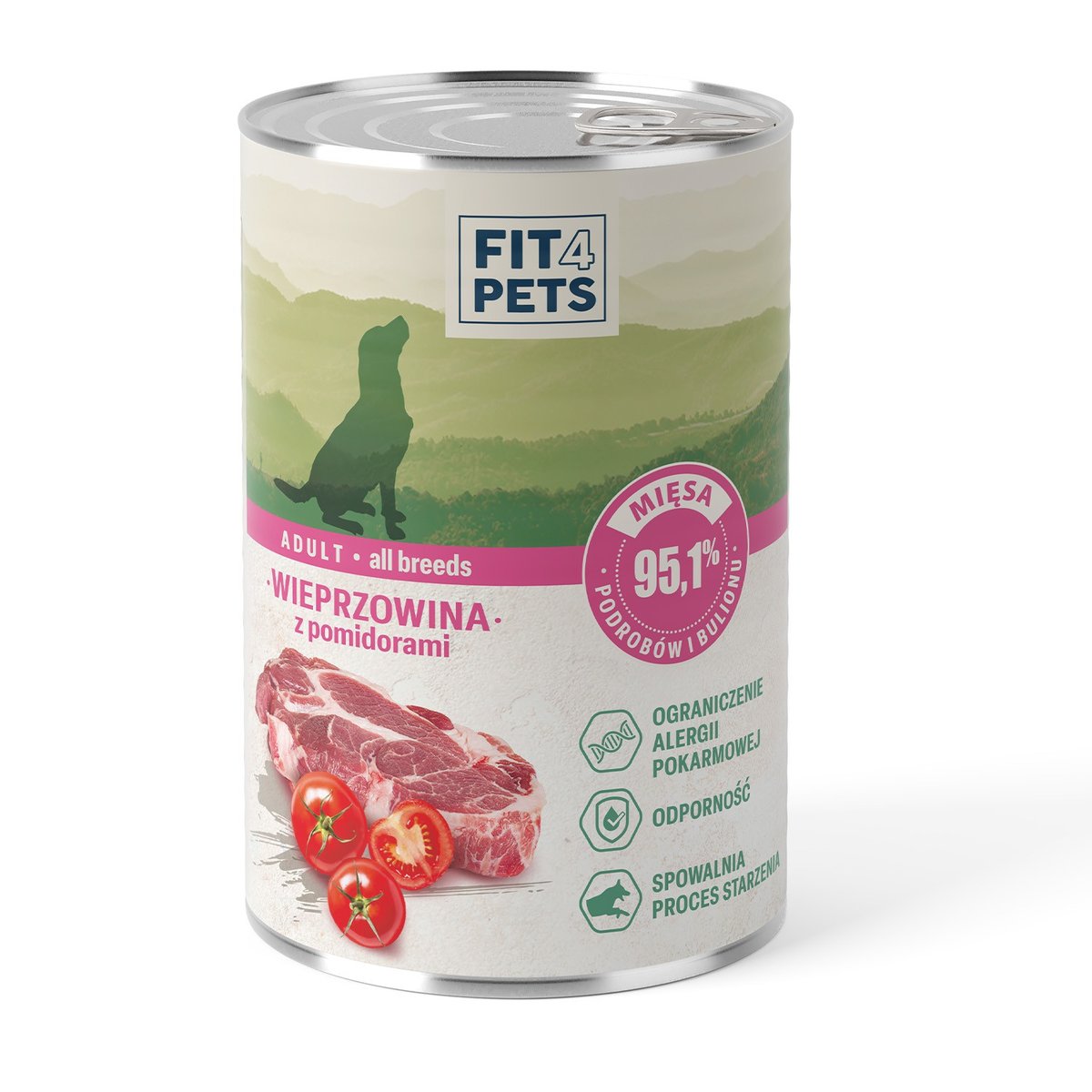 Fit4Pets wieprzowina 400 g