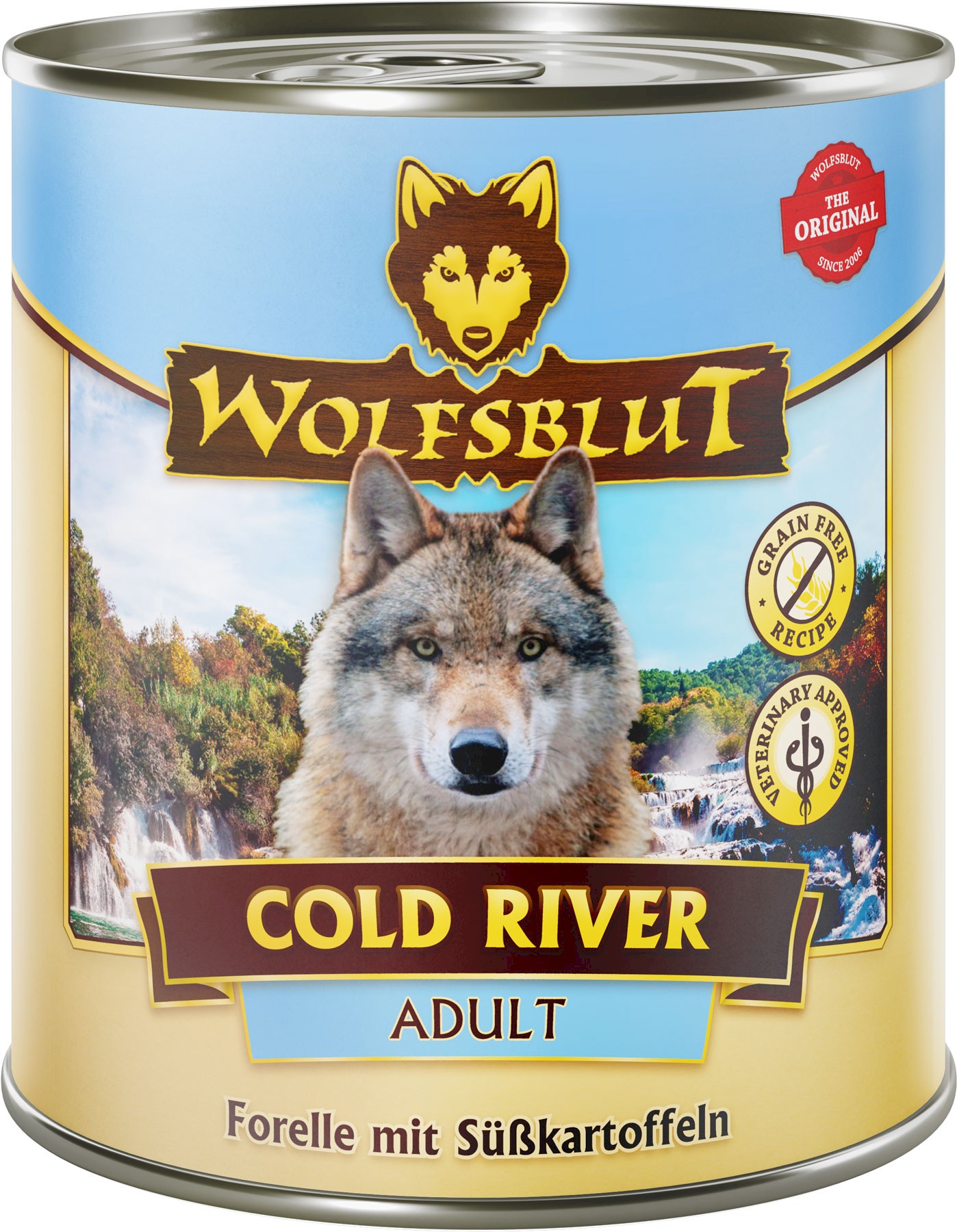 Wolfsblut Cold River pstrąg adult 800 g