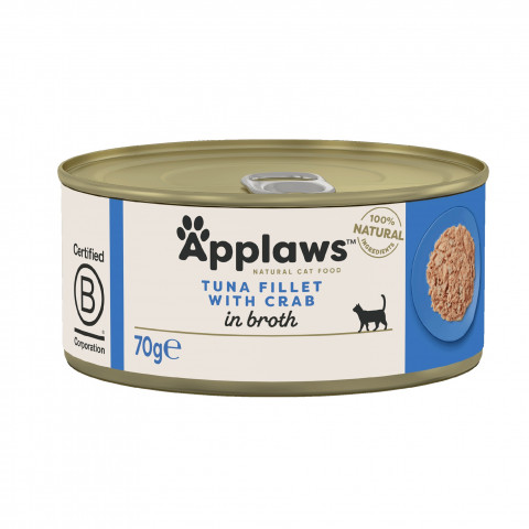 Applaws tuńczyk z krabem w bulionie adult 70 g