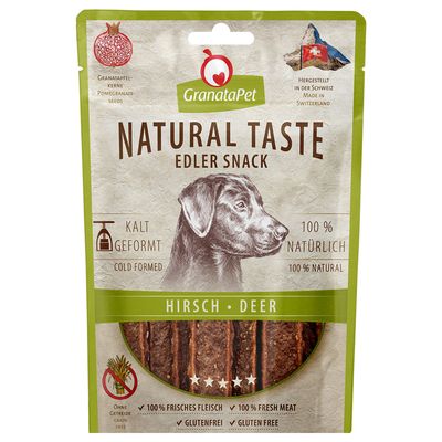 GranataPet Natural Taste jeleń 90 g × 3
