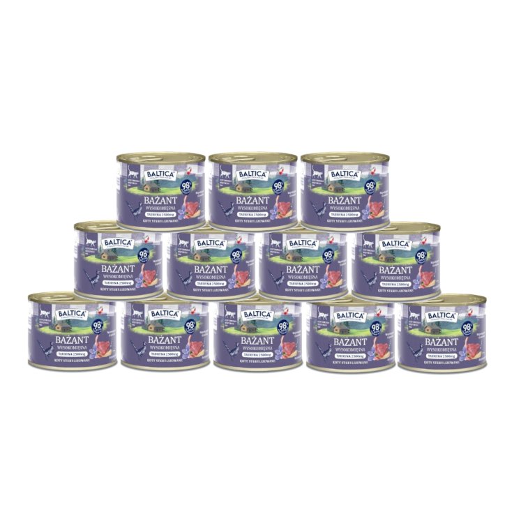 Baltica Smaki Regionów Digestive Sensitive Sterilised bażant adult 185 g × 12
