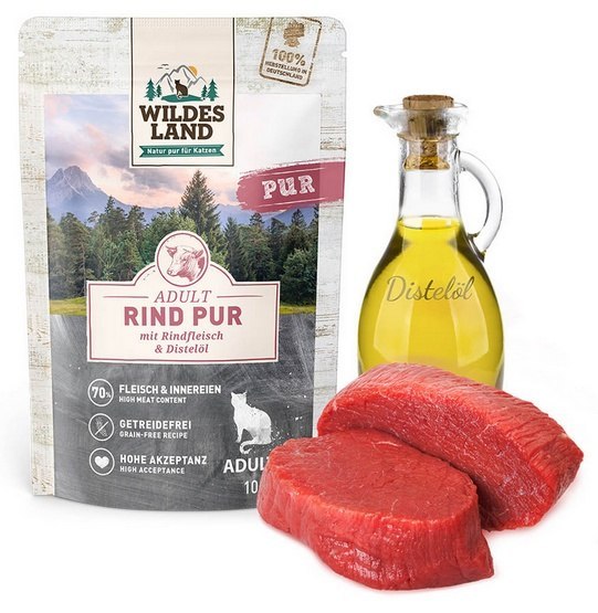 Wildes Land Pur wołowina adult 100 g