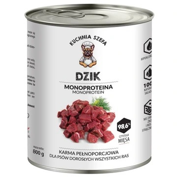 Kuchnia Szefa dzik 800 g