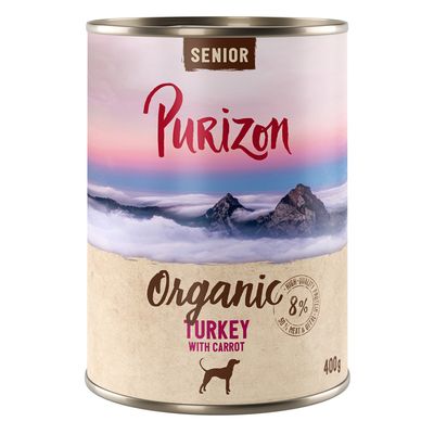 Purizon Organic indyk senior 400 g × 6