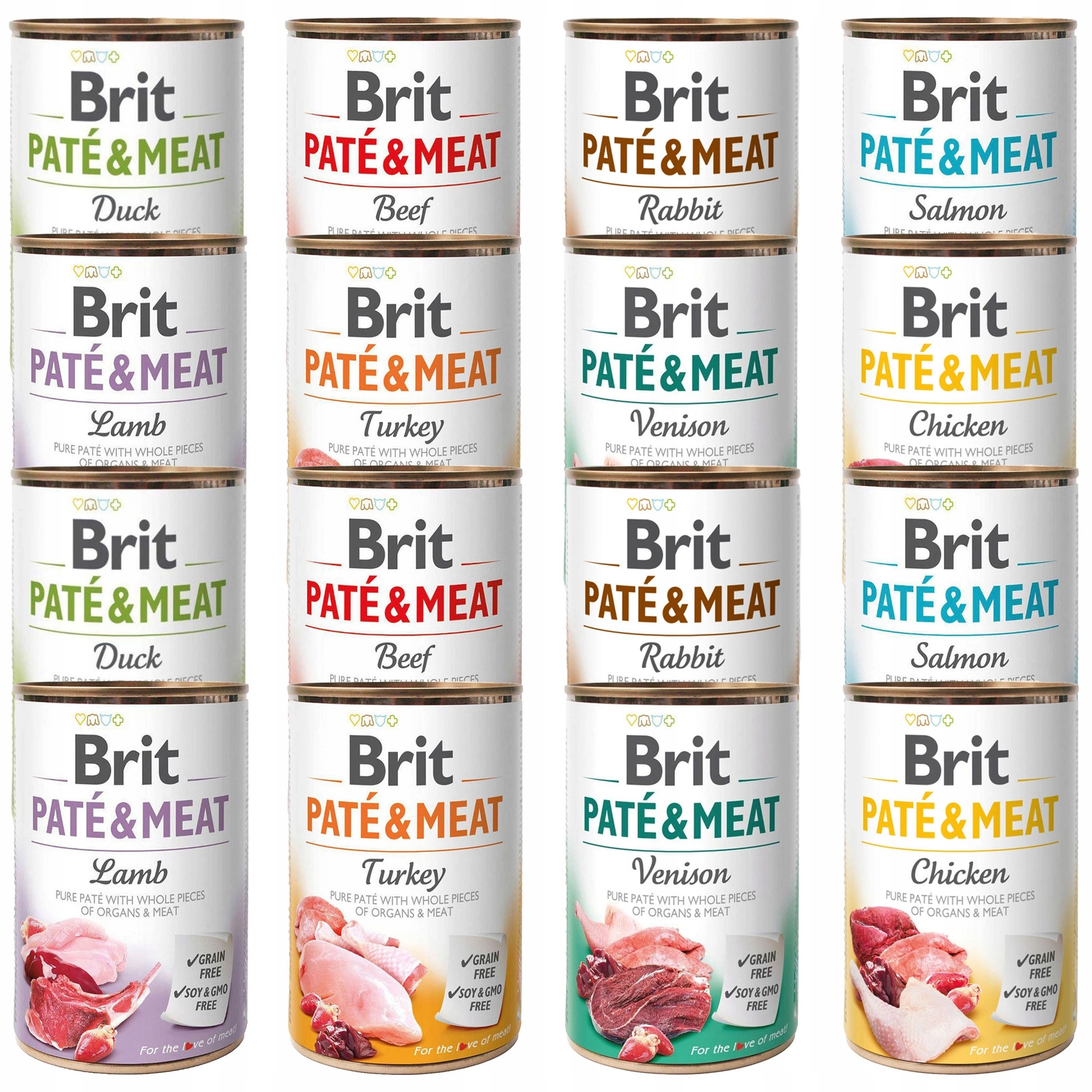 Brit Pate & Meat 400 g × 16