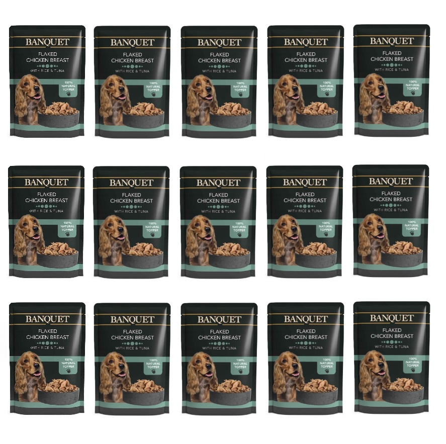 Banquet kurczak, tuńczyk 100 g × 15