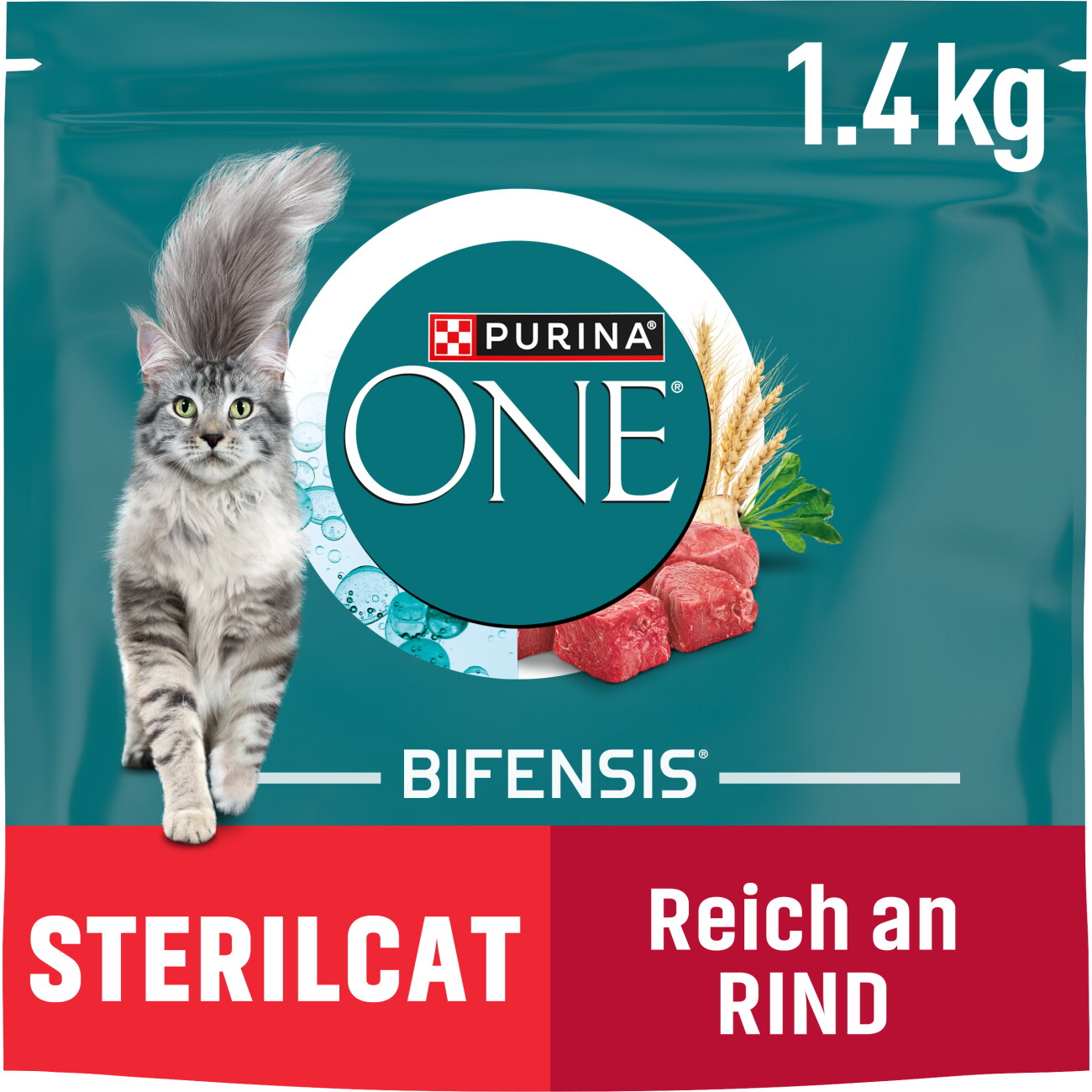 Purina ONE BIFENSIS Sterilised wołowina adult 1,4 kg