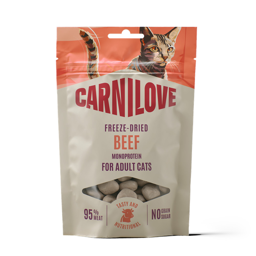 Carnilove Freeze-Dried Snack wołowina adult 40 g