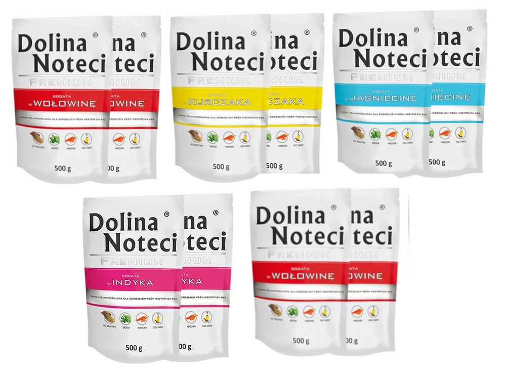 Dolina Noteci Premium mix smaków 500 g × 10