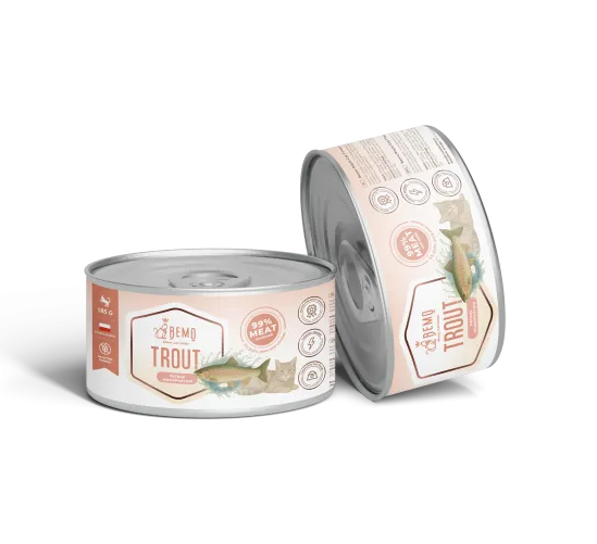 Bemo Sensitive pstrąg adult 185 g