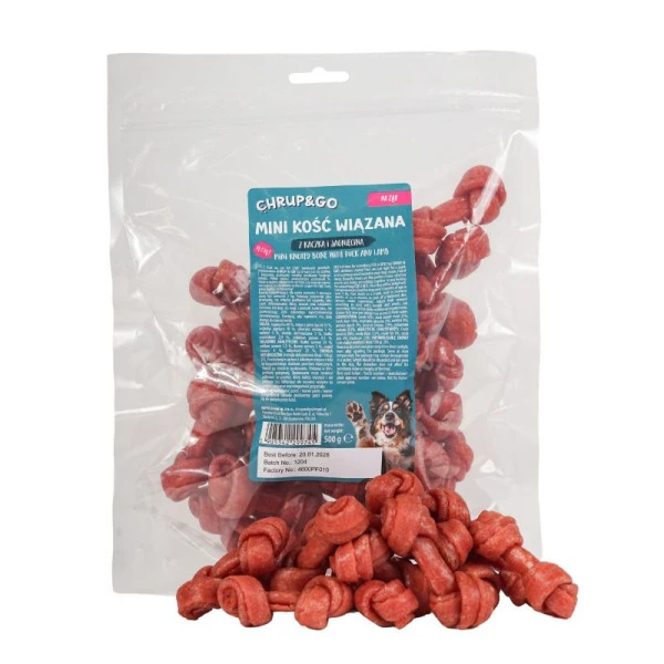 Chrup&Go Mini jagnięcina, kaczka adult małe rasy 500 g