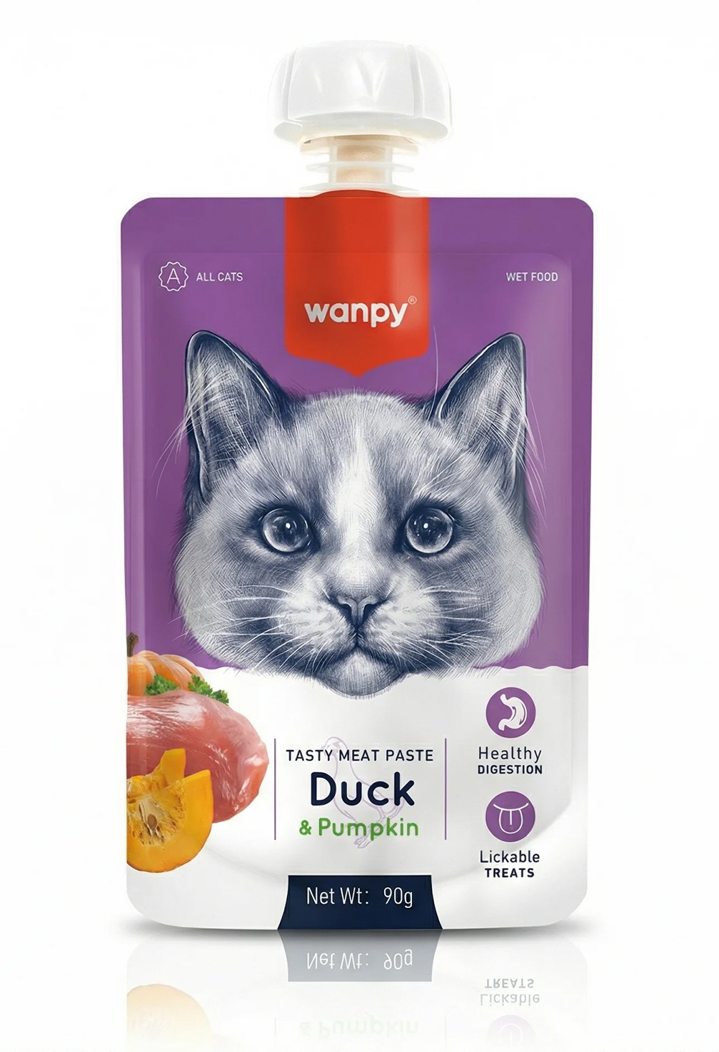 Wanpy kaczka z dynią pasztet 90 g