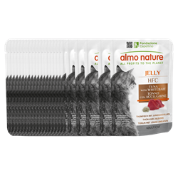 Almo Nature Hfc Jelly mix smaków w galaretce 55 g × 24