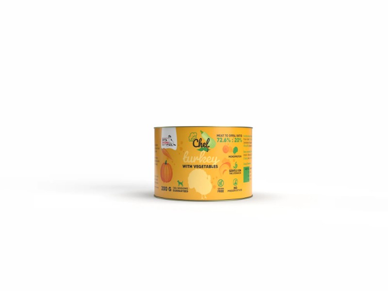 Syta Micha Chef indyk z warzywami adult 200 g