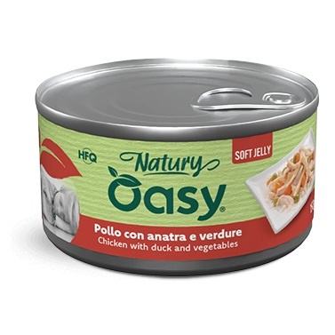 Oasy Natury Soft Jelly kurczak, kaczka adult 150 g