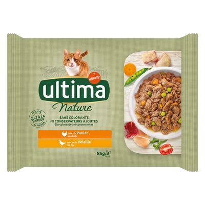 Ultima Nature drób w sosie adult 85 g × 4