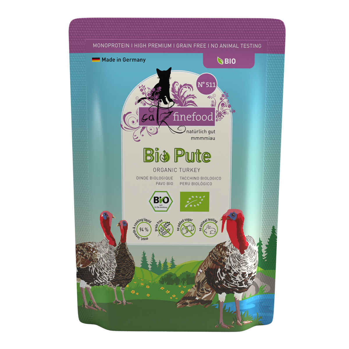 Catz Finefood Bio indyk 85 g