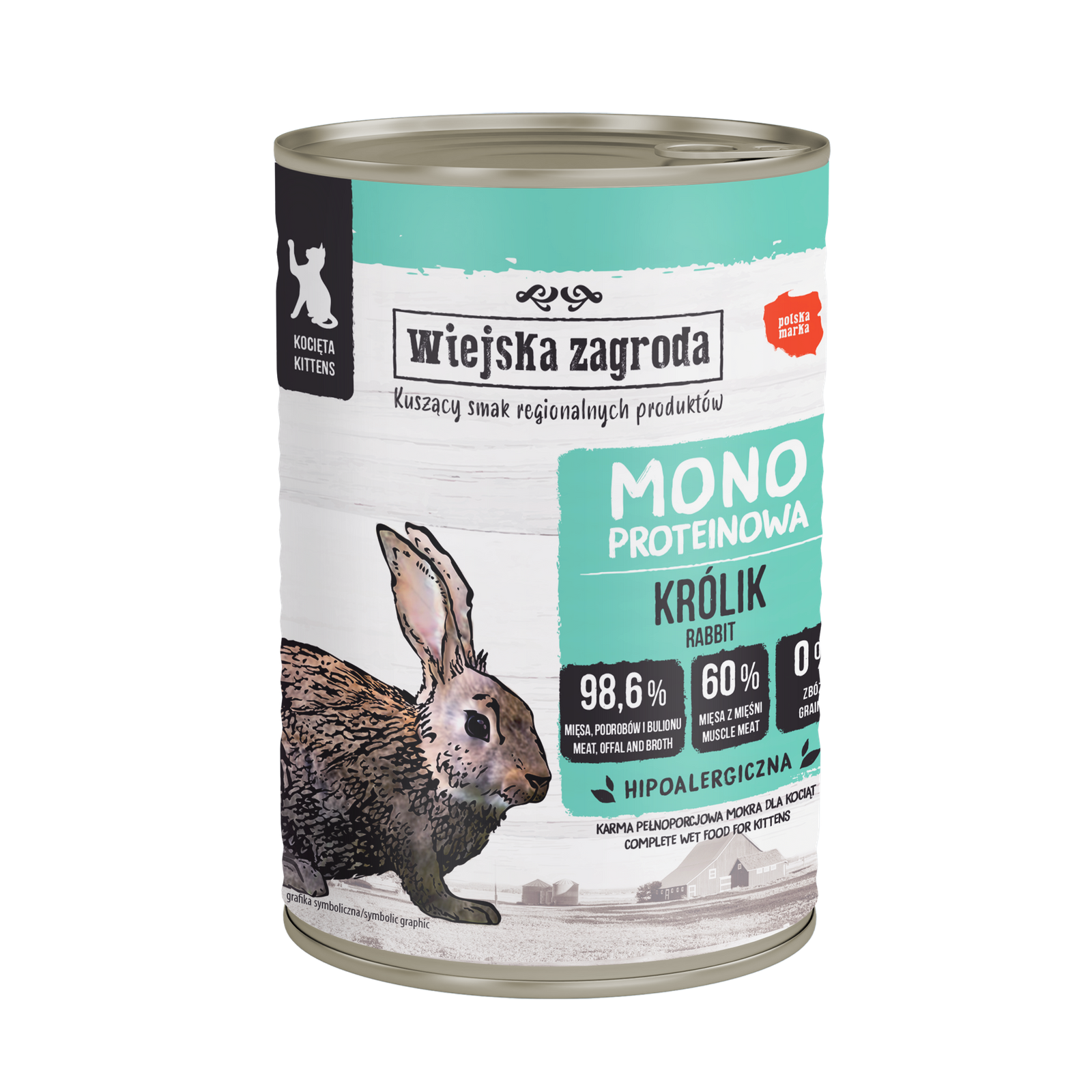 Wiejska Zagroda królik junior 400 g × 12