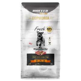 BioFeed Euphoria Fresh gęś, wieprzowina adult duże rasy 12 kg
