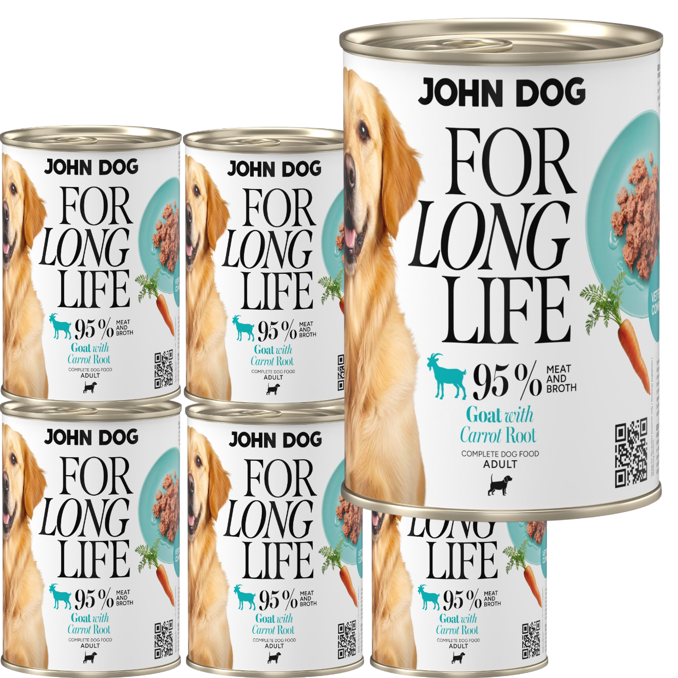 John Dog For Long Life kozina 400 g × 6